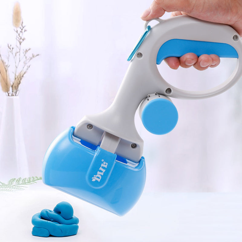 Pet Pick-up Poop Toilet Bag Holder Dog Pooper Scooper Waste Cleaning Tool