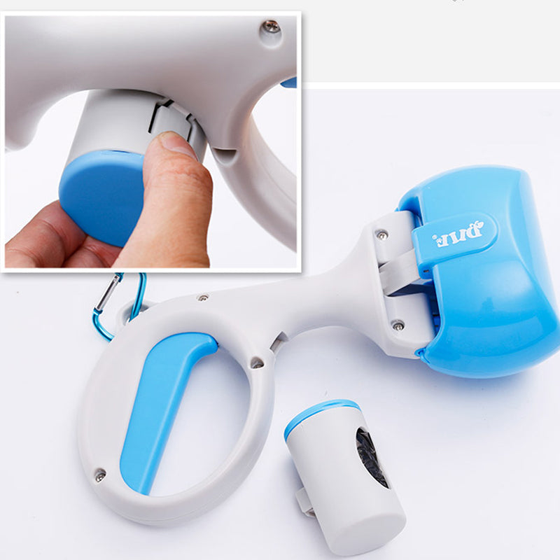 Pet Pick-up Poop Toilet Bag Holder Dog Pooper Scooper Waste Cleaning Tool