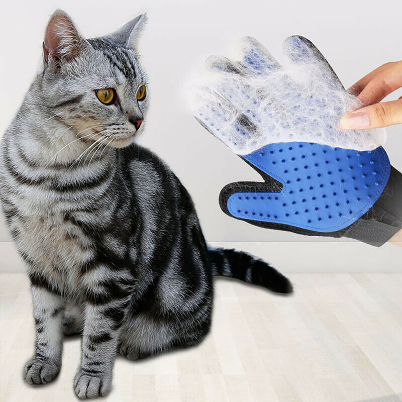 Pet Cat Dog Touch Cleaning Brush Magic Glove Massage Hair Removal Grooming Comb