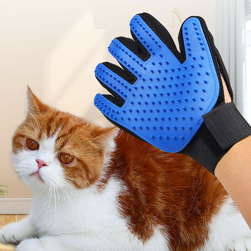 Pet Cat Dog Touch Cleaning Brush Magic Glove Massage Hair Removal Grooming Comb