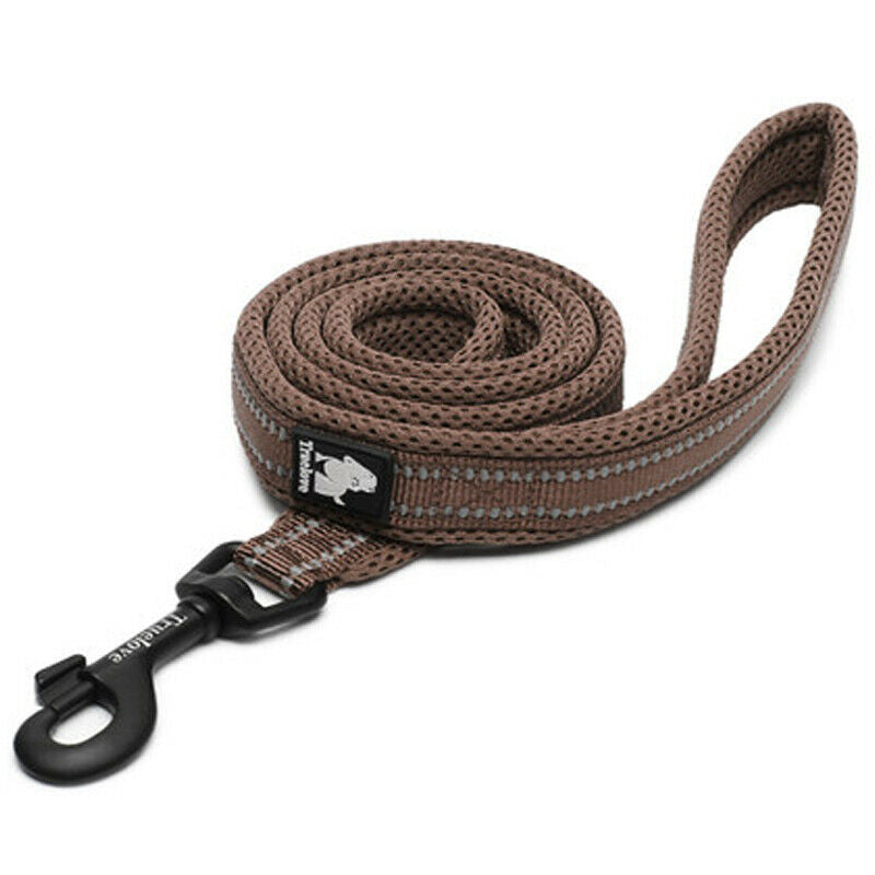 Pet Dog Soft Comfortable Durable Breathable Leash Chain Rope Reflective Strip