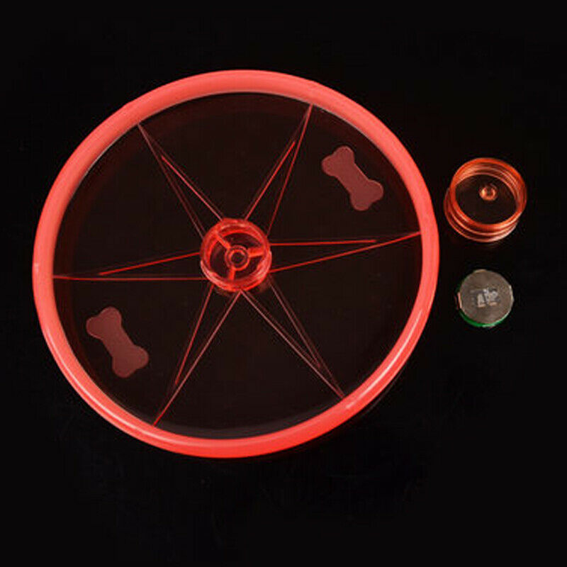 Night Light Rubber Frisbee Safe Exercise Fetch Tossing Toy for Dogs