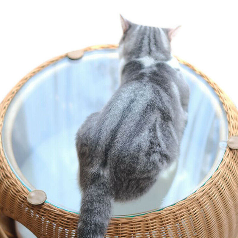 Multifunctional Pet-Friendly Furniture Japan Imported Rattan Table Cat Bed