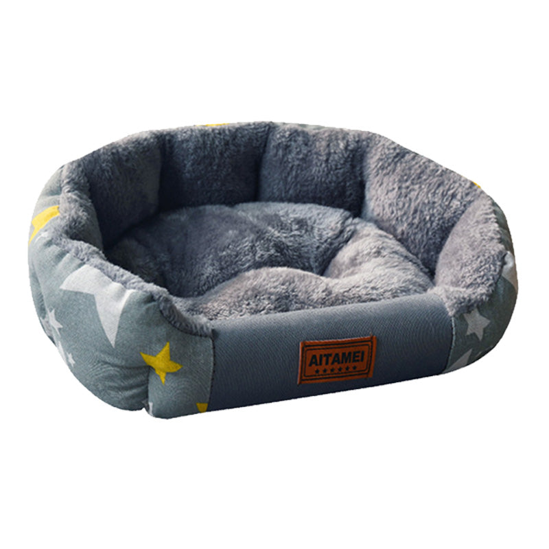Pet Cat Dog Universal Bed Cushion Mat Deluxe Soft Litter Comfortable Sleep