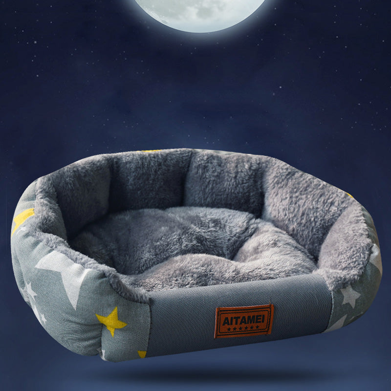 Pet Cat Dog Universal Bed Cushion Mat Deluxe Soft Litter Comfortable Sleep