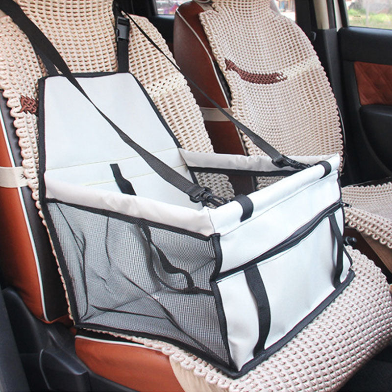Pet Dog Safety Seat Net Bag Front Car Breathable Mat Oxford Cloth Carrier