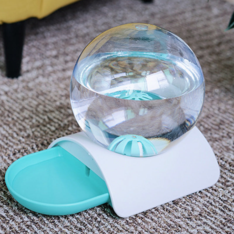 Pet Cat Dog Automatic Water Drinking Dispenser Food Feeder