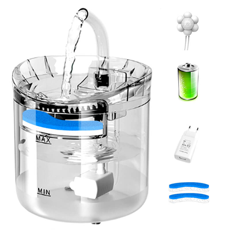 Pet Cat Dog Drinking Fountain Bowl Automatic Circulation Flow
