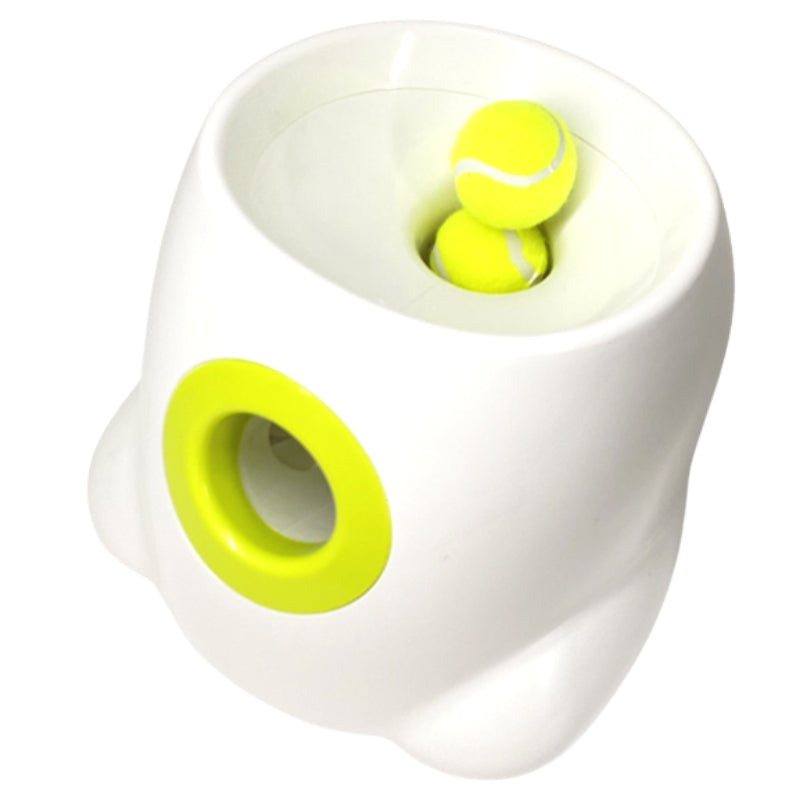 Pet Dog Automatic Tennis Ball Launcher Throwing Serving Pitching Training Toy
