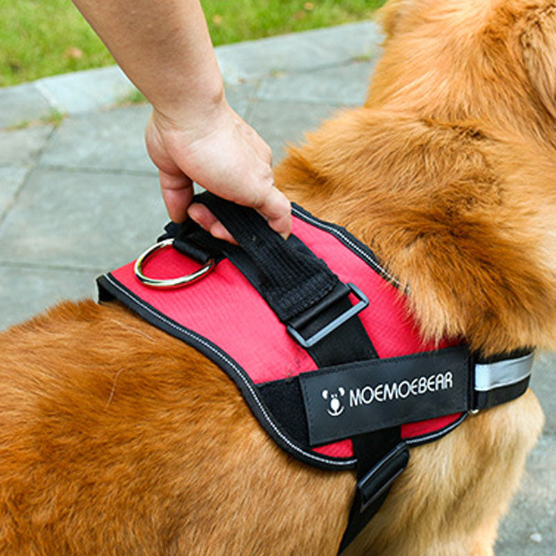 Pet Dog Soft Leash Mesh Adjustable Harness Chest Strap Cross-border Traction