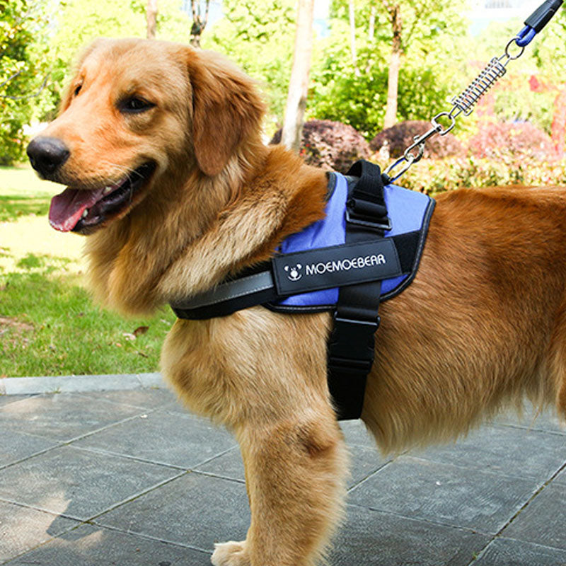 Pet Dog Soft Leash Mesh Adjustable Harness Chest Strap Cross-border Traction