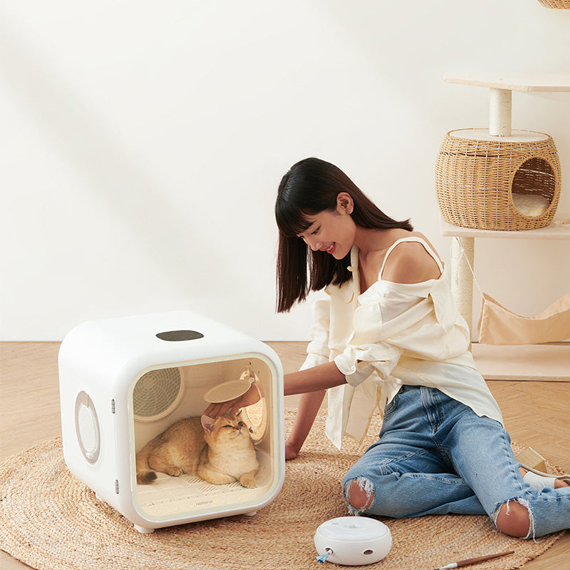 Pet Cat Dog Drying Box Hair Fur Blowing Bath Dryer Air Outlet Temperature