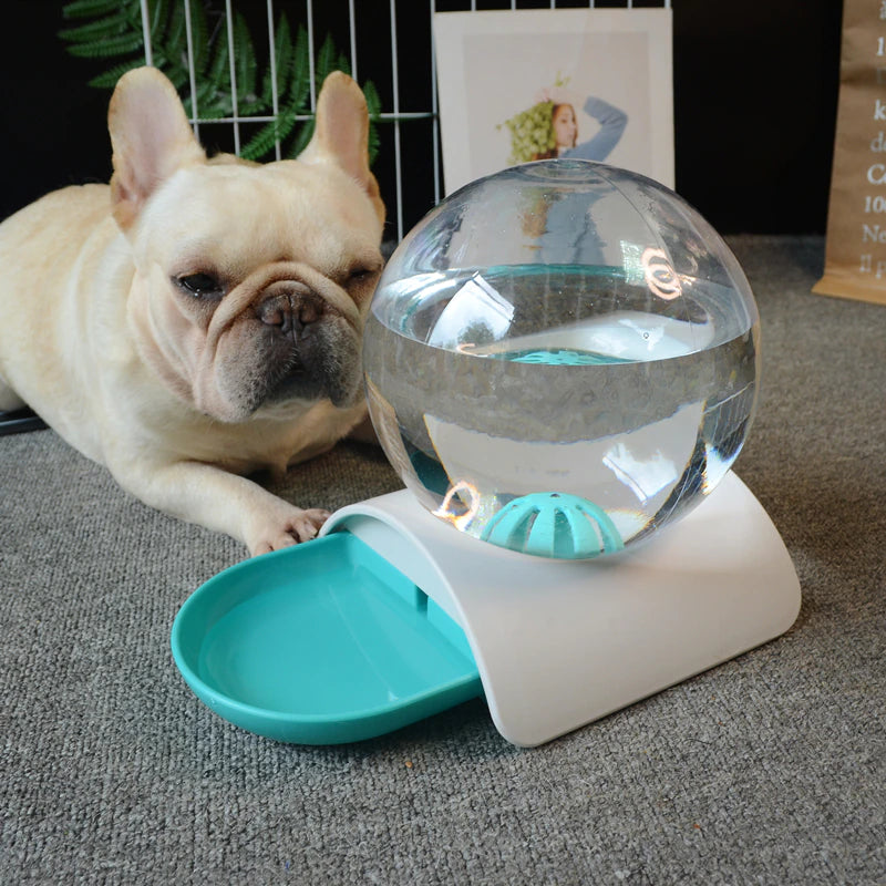 Pet Cat Dog Automatic Water Drinking Dispenser Food Feeder