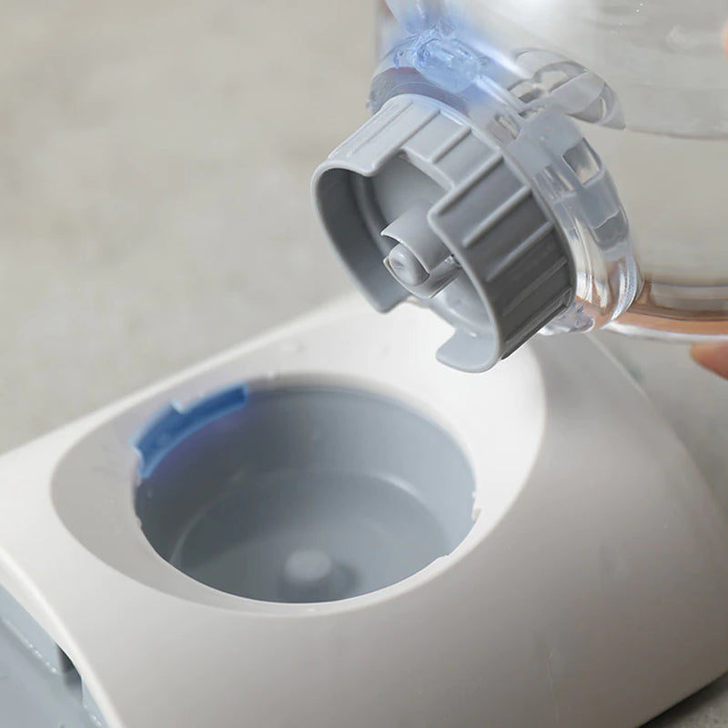 Pet Cat Dog Automatic Water Drinking Dispenser Food Feeder