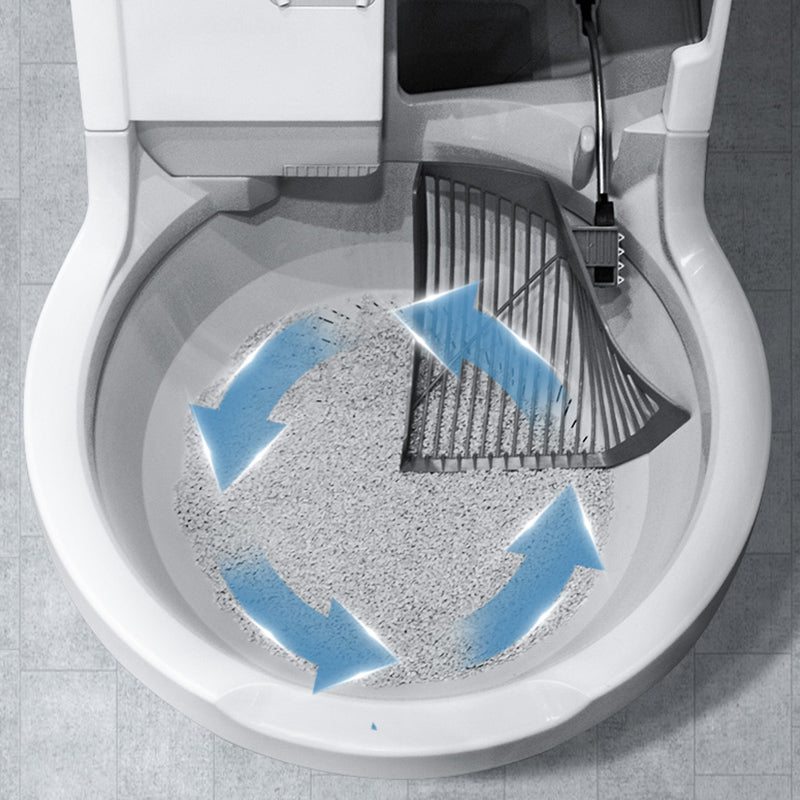 Automatic Sand Shovel Water Cleaning Deodorization Pet Cat Litter Toilet Box
