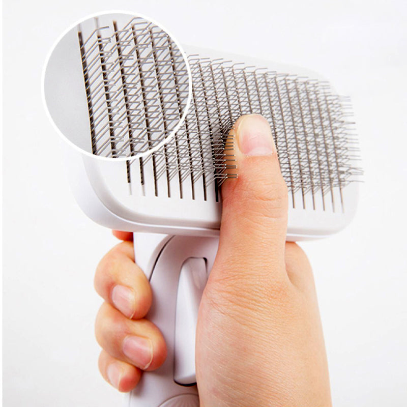 Pet Cat Dog Brush Comb Needle Massage Remove Fur Floating Hair Remover