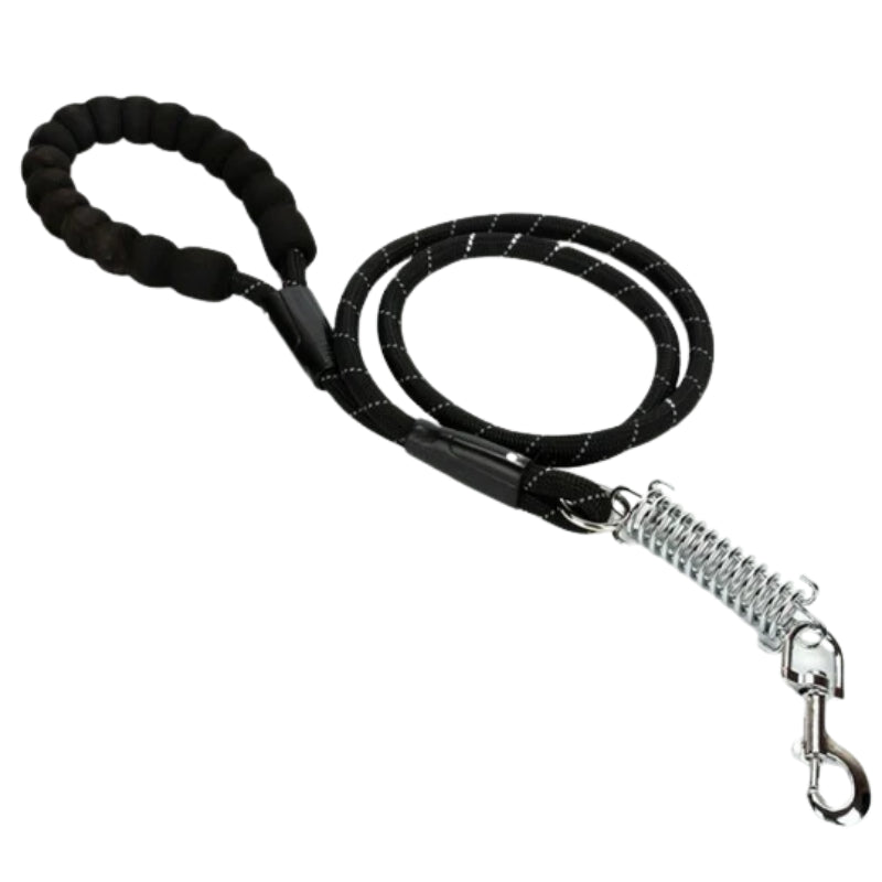 Pet Dog EVA Reflective Traction Rope Training Chain Spring Nylon Leash