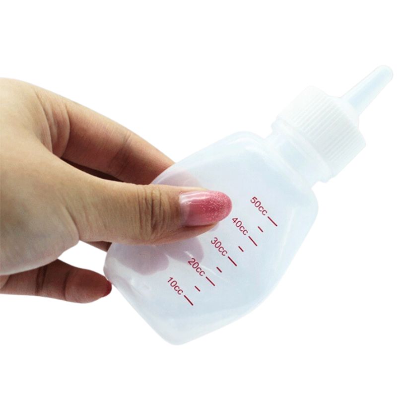 Pet Cat Dog Feeding Milk Bottle Newborn Nursing Kitten Puppy Soft Nipple
