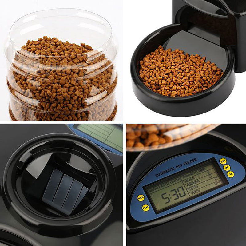 Automatic Cat Dog Pet Feeder Large Capacity Food Smart Timing Dispenser