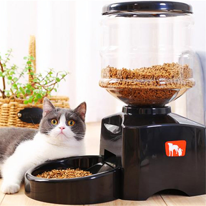 Automatic Cat Dog Pet Feeder Large Capacity Food Smart Timing Dispenser