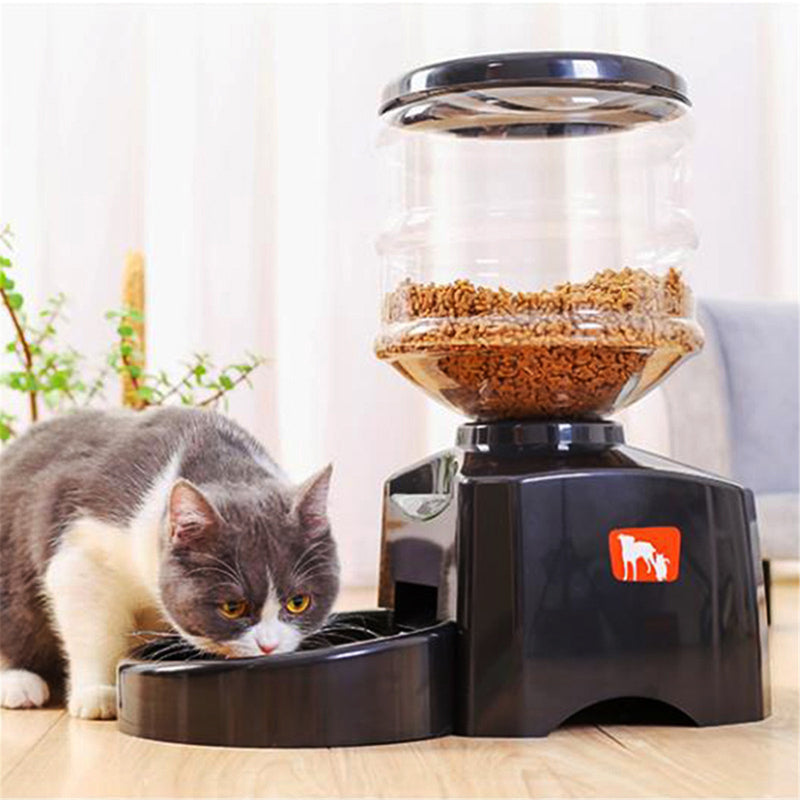 Automatic Cat Dog Pet Feeder Large Capacity Food Smart Timing Dispenser