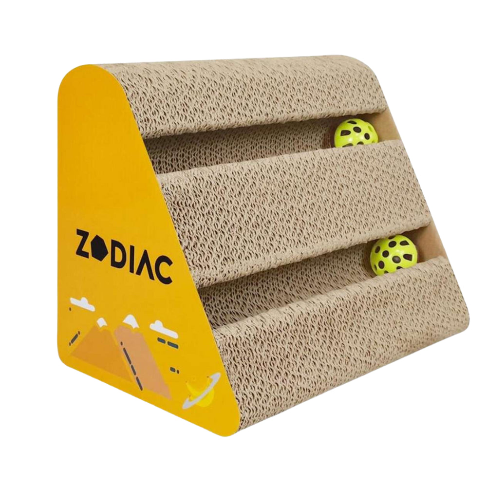 ZODIAC Triangle Cat Ball Cat Scratcher