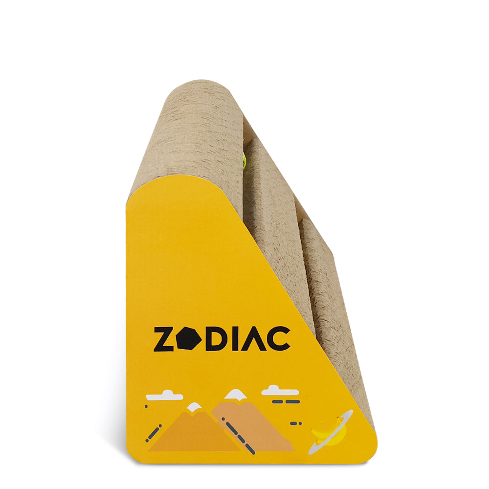 ZODIAC Triangle Cat Ball Cat Scratcher