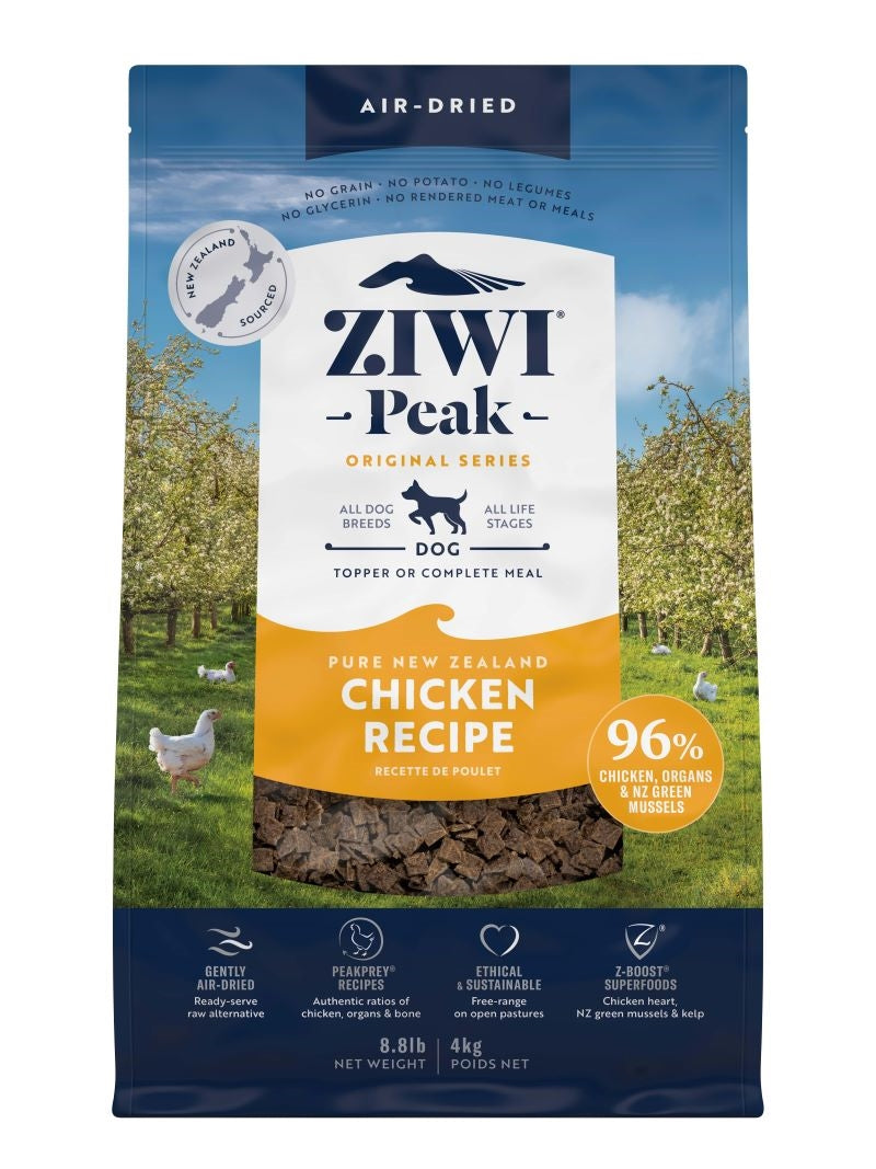Ziwi Peak Air Dried Dog Food Chicken 454g / 1kg / 2.5kg / 4kg