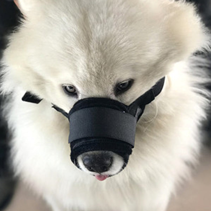 Adjustable Pet Dog Muzzle Anti-Bark Bite Chewing Mesh Muzzle for Grooming