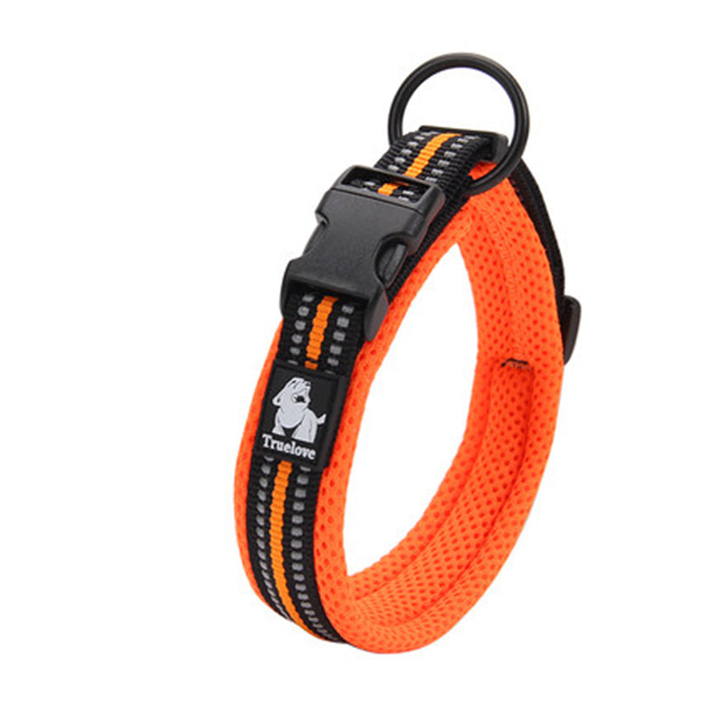 Pet Small Big Dog Anti-Strangle Breathable Safe Professional Reflective Collar