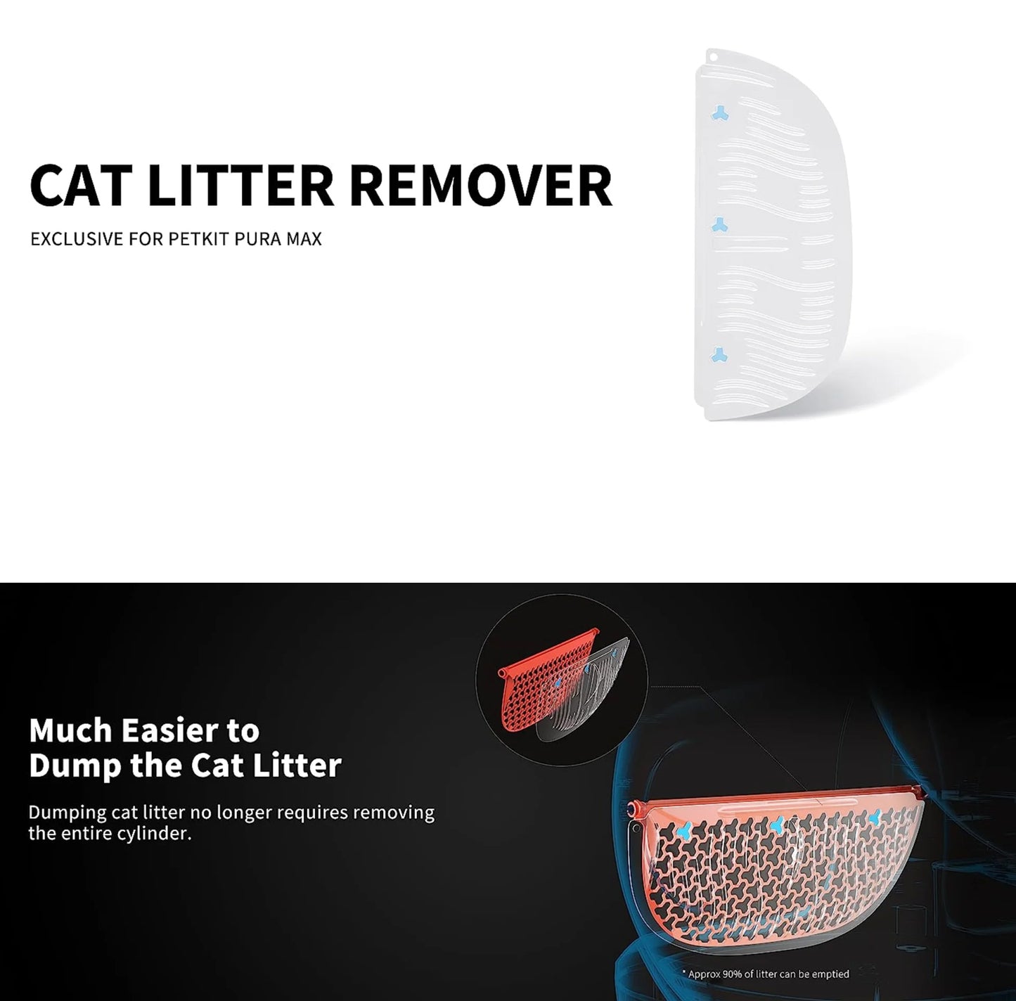 PETKIT Cat Litter Remover For Pura Max Automated Self-Cleaning Cat Litter Box
