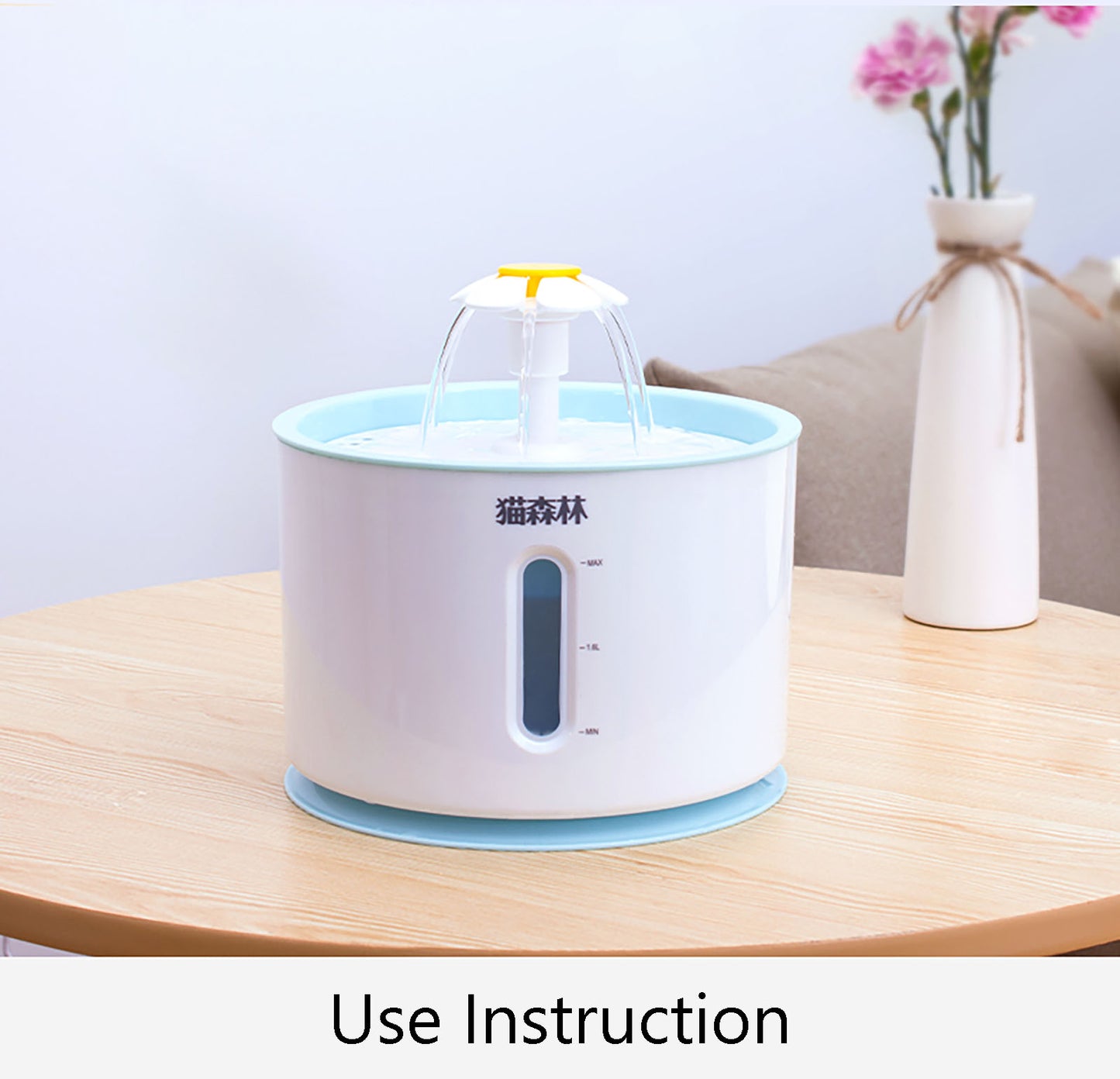 Pet Water Fountain Cat/Dog Water Dispenser Automatic Circulation Fountain
