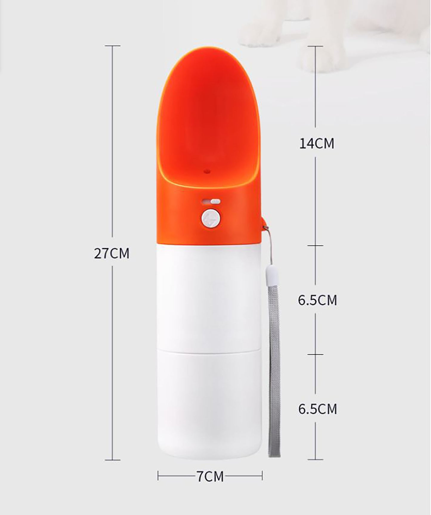 Pet Drinking & Food Feeder 2-in-1 Portable Outdoor Bottle