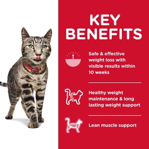 HILLS CAT CHICKEN RECIPE ADULT PERFECT WEIGHT 1.3KG / 3.17KG / 6.80KG