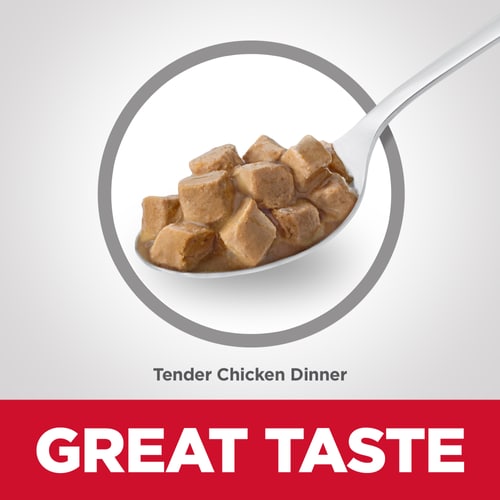 HILLS KITTEN TENDER CHICKEN DINNER 156G