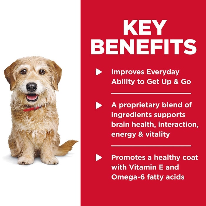 HILLS DOG FOOD ADULT 7+ YOUTHFUL SENIOR VITALITY TOY SMALL BREED 1.58KG