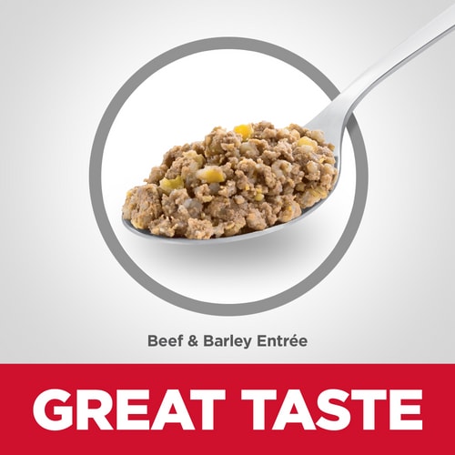 HILLS DOG FOOD ADULT BEEF BEEF & BARLEY ENTREE 370G