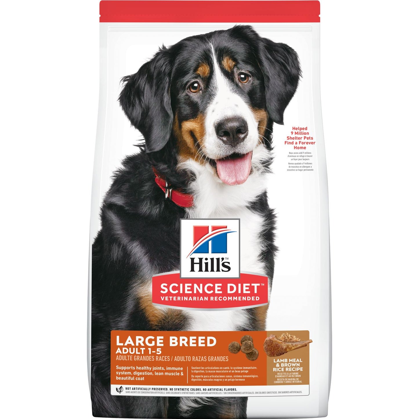 HILLS DOG ADULT LARGE BREED LAMB MEAL AND BROWN RICE RECIPE 14.97KG
