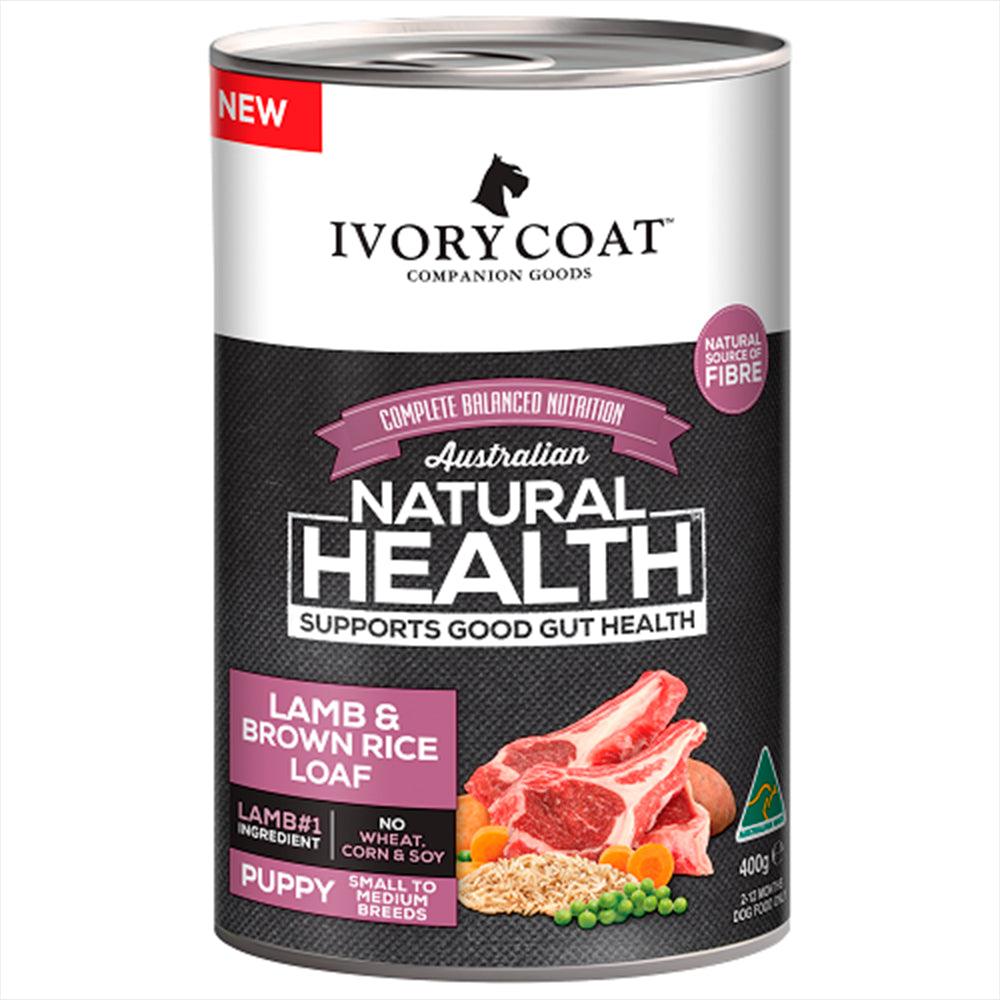 IVORY COAT DOG PUPPY SMALL MEDIUM BREED WHOLEGRAIN LAMB BROWN RICE 400G