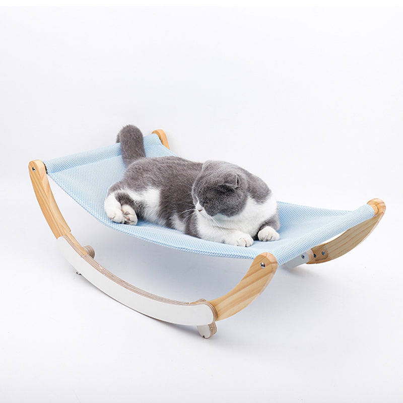 Miao Xian Er Cat Wood Shaker Hammock Pet Summer Toy Play Shake Sleep Rest