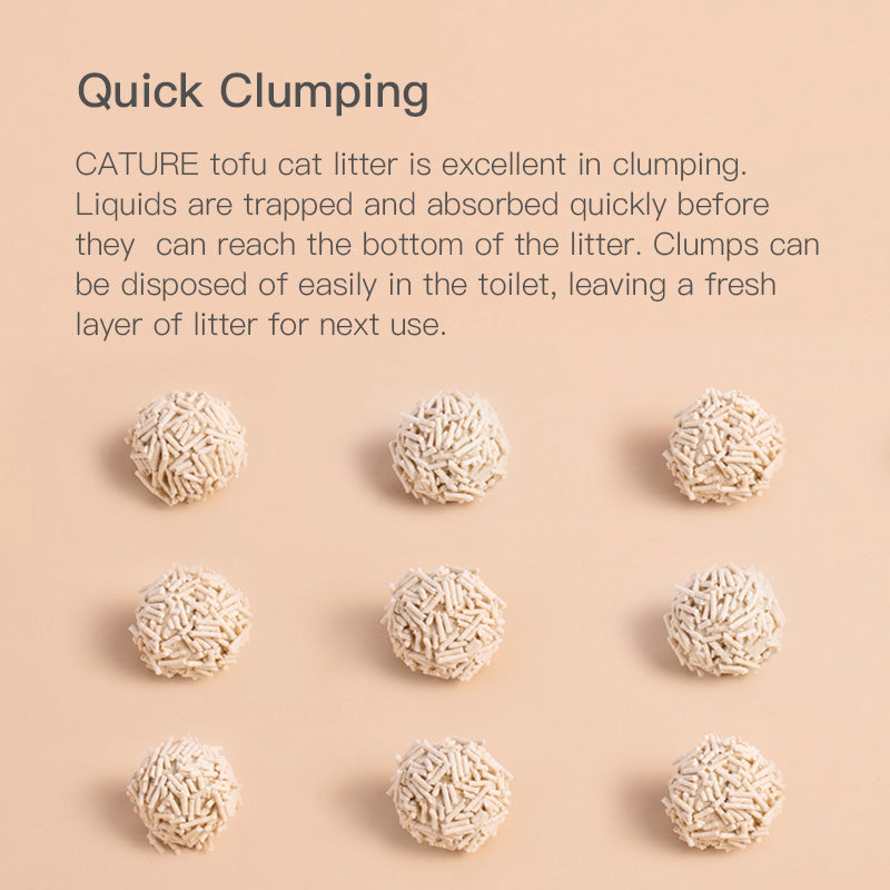 CATURE Tofu Clumping Cat Litter
