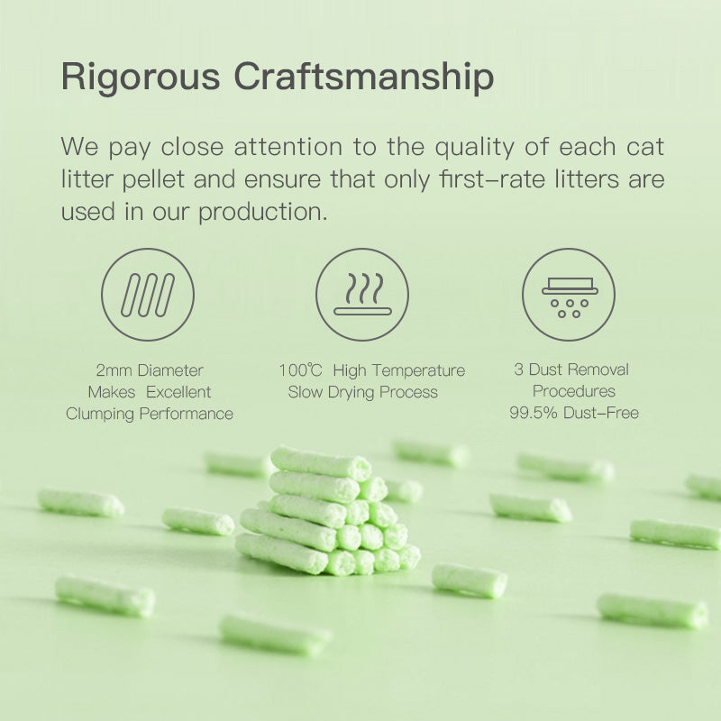 CATURE Tofu Clumping Cat Litter Green Tea