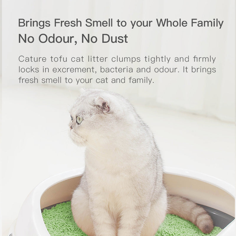 CATURE Tofu Clumping Cat Litter Green Tea