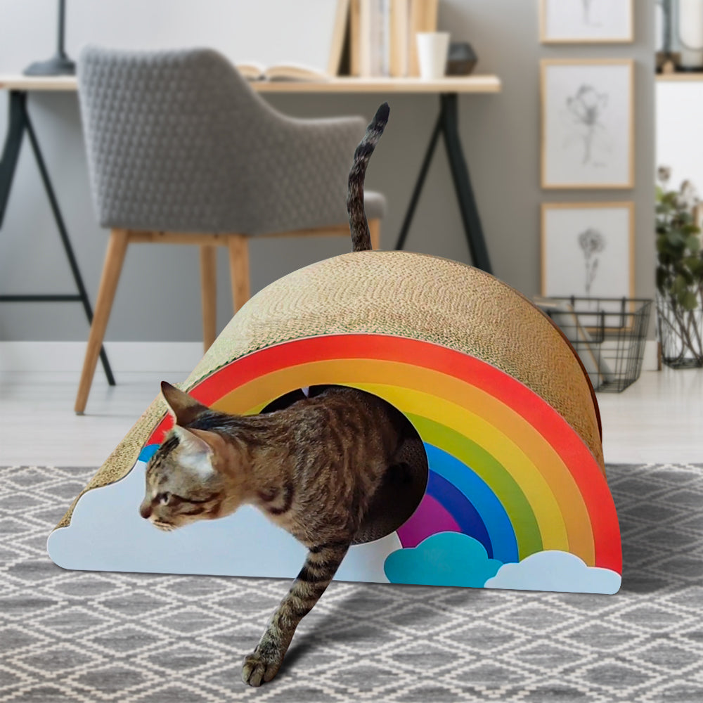 ZODIAC Rainbow Cat Scratcher 57x 27x 29 cm