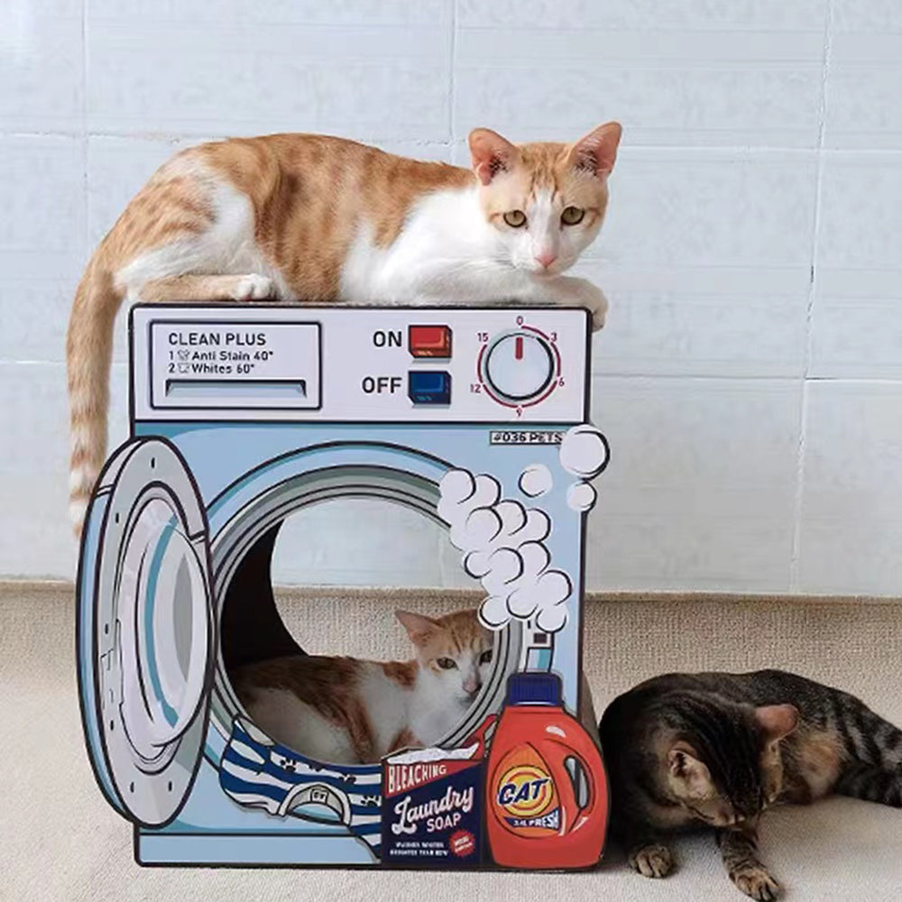 ZODIAC Corrugated Cat Scratcher Washmachine