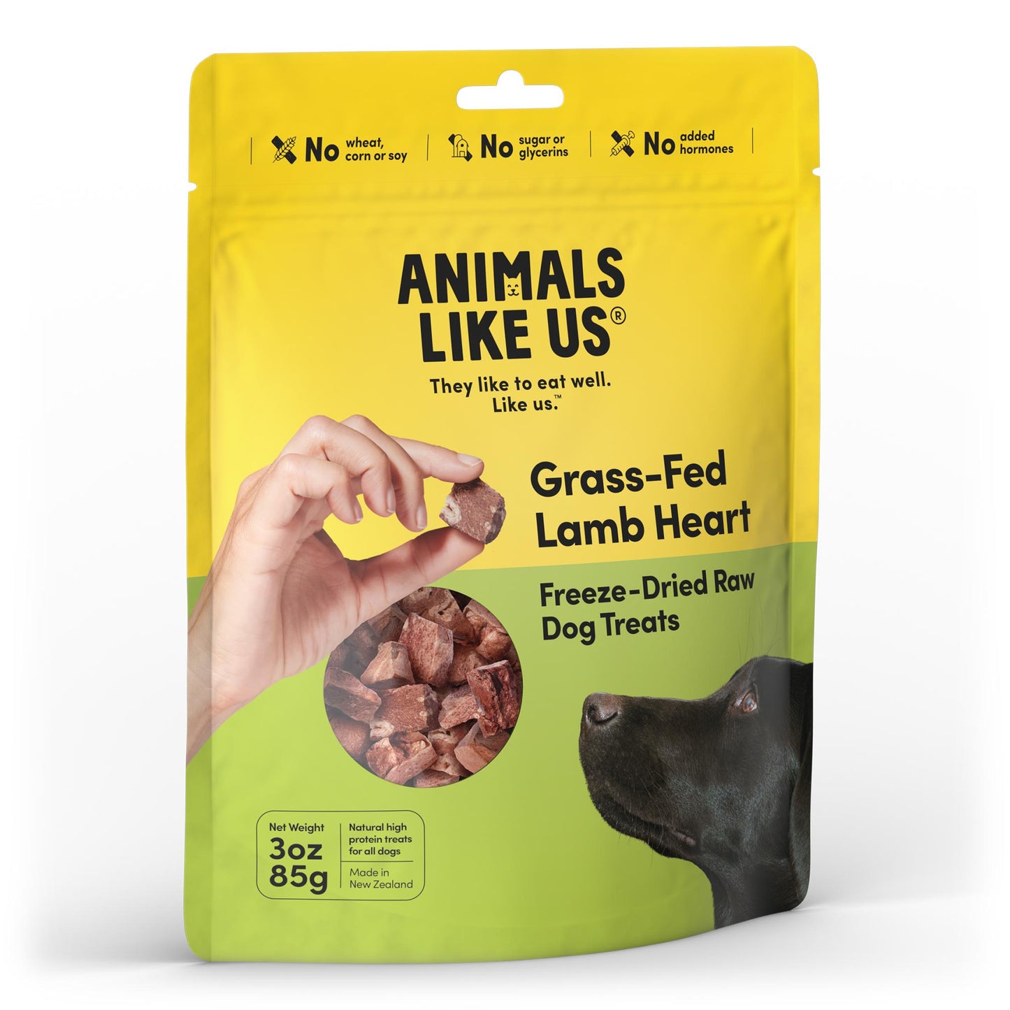 Animals Like Us - Grass-Fed Lamb Heart Freeze-Dried Raw Dog Treats 85g