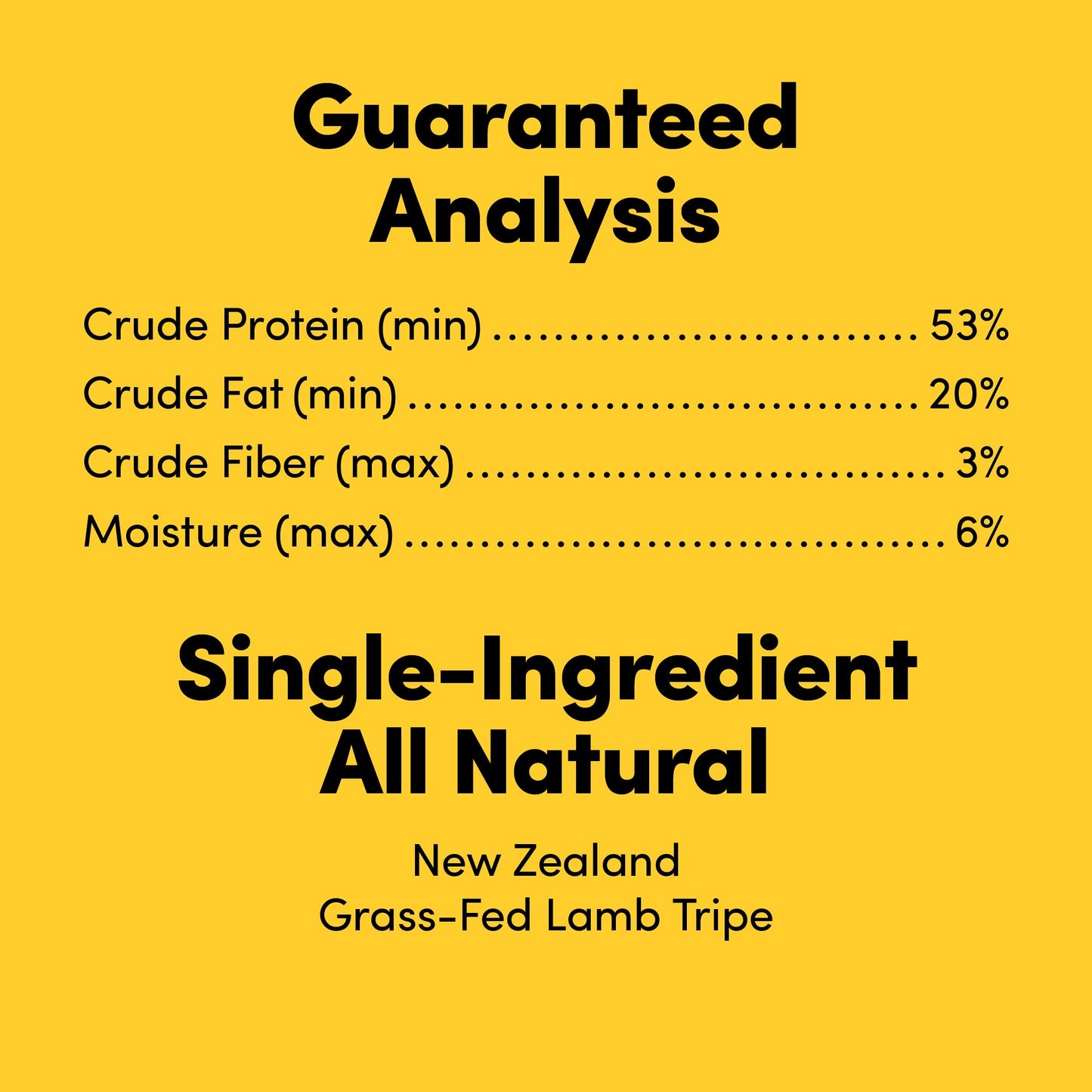 Animals Like Us - Grass-Fed Lamb Tripe Freeze-Dried Raw Dog Treats 60g