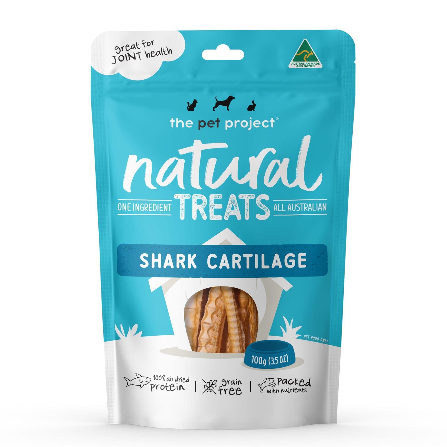 The Pet Project - Shark Cartilage (100g) Dog Dental Chew