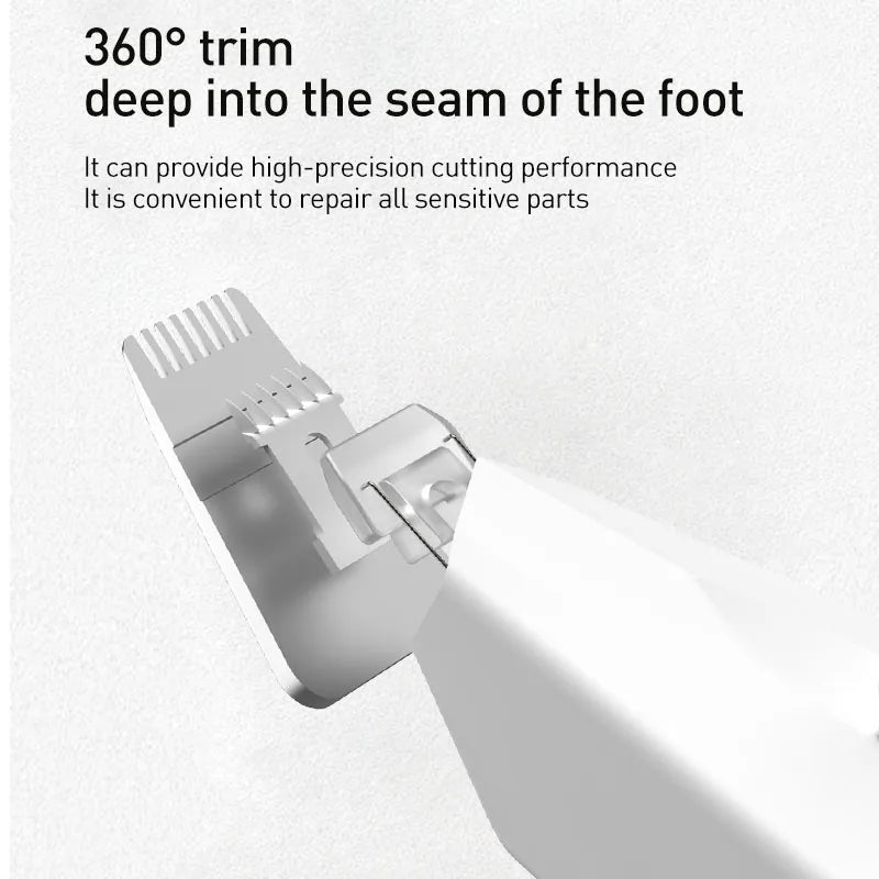 ROJECO Dog Hair Trimmer Professional Pet Foot Hair Trimmer Dog Grooming Clippers for Dogs Haircut Hair Cutting Electric Shaver