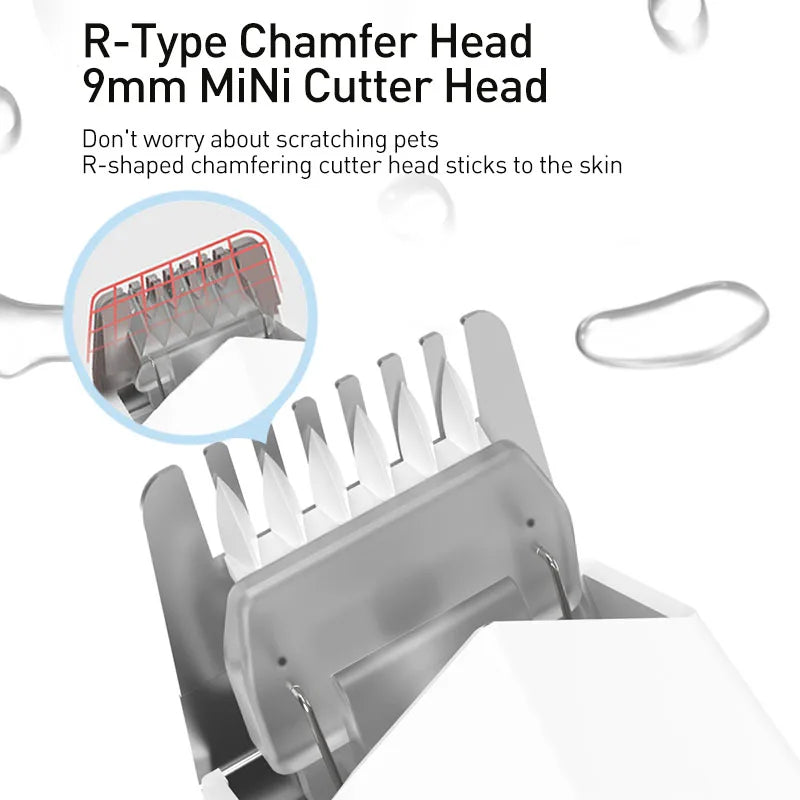 ROJECO Dog Hair Trimmer Professional Pet Foot Hair Trimmer Dog Grooming Clippers for Dogs Haircut Hair Cutting Electric Shaver